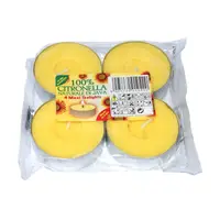 Set 2 x 4 Lumanari Pastila Max Citronella, 10 Ore