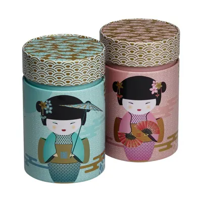 Cutie pentru ceai - New Little Geisha Rose