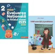 Pachet Evaluarea Nationala. Matematica exercitii si probleme clasa a 2-a