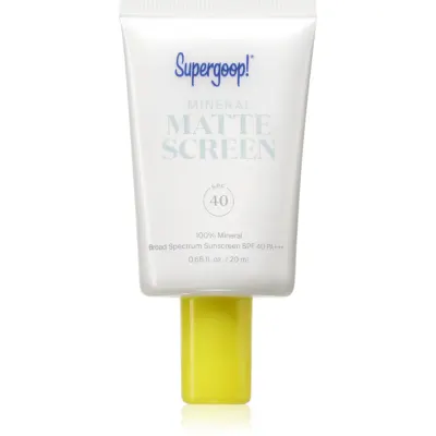 Supergoop! Mattescreen creama minerala SPF 40 20 ml