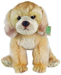 Jucărie de pluș Rappa Eco Friends - Labrador Retriever, așezat, 27 cm