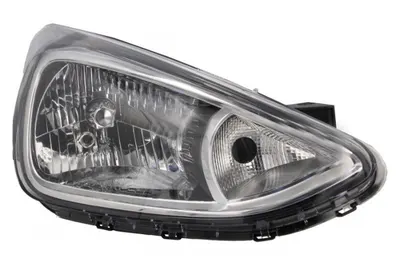 Far fata Dreapta (H4 H7 PY21W W5W, electric, fara motoras, culoare insert: negru) potrivit HYUNDAI I10 II