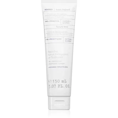 Korres Greek Yoghurt Probiotic Foaming Cream Cleanser spuma demachianta cu o textura cremoasa cu probiotice 150 ml