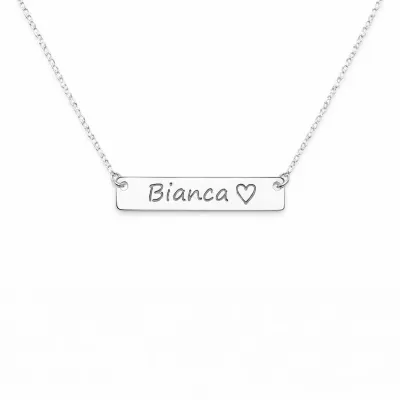 Colier Personalizat Nume cu Argint
