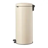 Coș de gunoi bej cu pedală din oțel 30 l NewIcon – Brabantia
