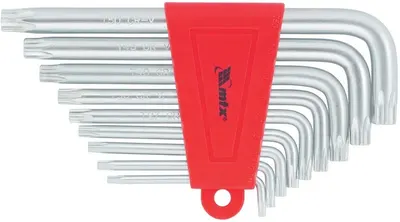 Chei hexagonale scurte MTX - Torx, 9 bucăți, T10-T50, din oțel CrV