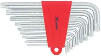 Chei hexagonale scurte MTX - Torx, 9 bucăți, T10-T50, din oțel CrV