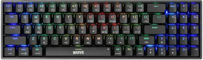Tastatură mecanică Marvo - KG956 Shogo 78 RGB, Marvo switch, neagră