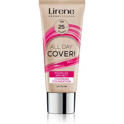 Lirene ALL DAY COVER! machiaj lichid culoare 25 Tanned 30 ml