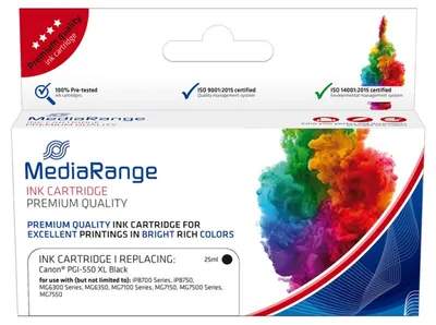 Cartuș de cerneală compatibil MediaRange - MRCP550BK, pentru Canon PIXMA, negru