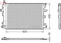 Radiator AC condensator cu uscator potrivit VOLVO XC90 I 2.4D 3.2 10.02-12.14