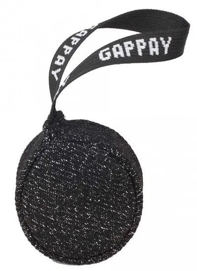 Saculet rotund din material francez cu maner Gappay