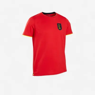 Tricou Fotbal FF100 Replica Belgia 2024 Roșu Copii
