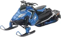 Jucărie metalică Newray - Snowmobil Polaris Switchback Pro-X, 1:16, albastru