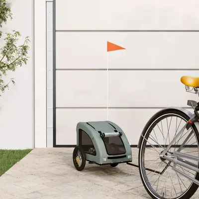 Gossi remorca de bicicleta animale companie, gri, textil oxford/fier