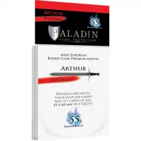 Paladin Card Sleeves: Arthur - Mini European - 4.5 x 6.8 cm