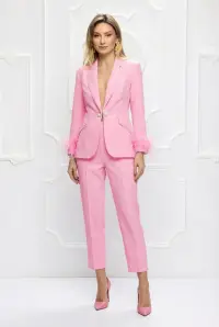 Compleu roz elegant format din doua piese