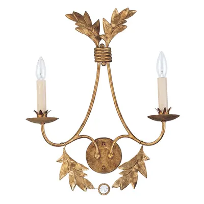 Aplica Sweet Olive 2 Light Wall Light
