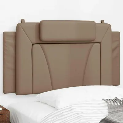vidaXL Pernă pentru tăblie pat, Viana, cappuccino, 100 cm, piele artificială