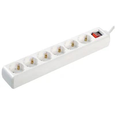 Prelungitor U 06K with a Selector 6 prizas 2P+PE/5 meters 3x1mm2 16A/250