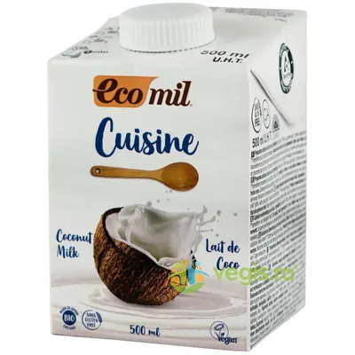 Crema Vegetala cu Cocos pentru Gatit fara Gluten Ecologica/Bio 500ml