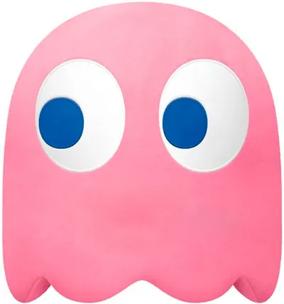 Figurină de pluș Banpresto Games: Pac-Man - Pinky, 31 cm