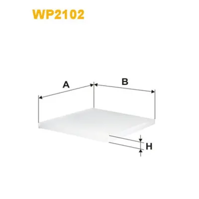 Filtru, aer habitaclu WIX FILTERS WP2102