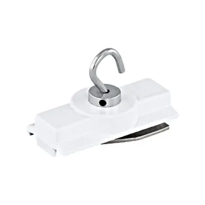 3-phase Heavy-duty hook white Metall; max. load 5kg