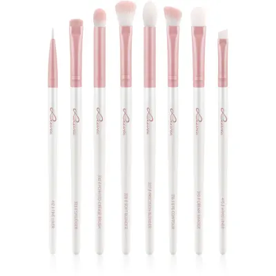 Luvia Cosmetics Prime Vegan All Eye Want set perii machiaj pentru ochi Candy (Pearl White / Rose) 8 buc