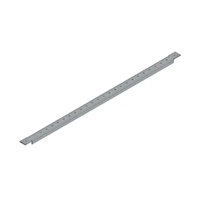 Șină perforată pentru sistem de 60 mm în dulap lățime 3