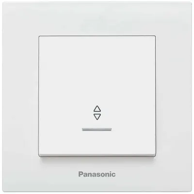 Buton cu revenire Karre Plus Panasonic alb