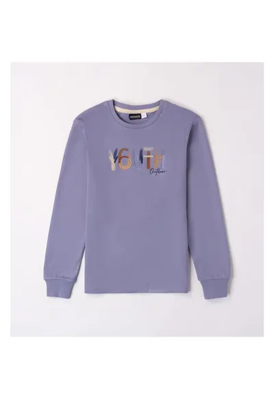 Bluza cu imprimeu pentru baiat - 0.7523 - Albastru deschis