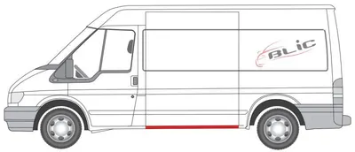 Prag reparatie spate L lungime 143cm potrivit FORD TRANSIT V FL 2006-2013