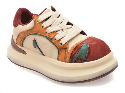 Pantofi sport GRYXX bej, 8571, din piele ecologica