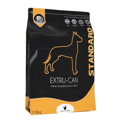 Extru-Can Standard, hrana uscata pentru caini adulti, cu pui, 10 kg