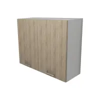 Corp Superior Lecce, 2 Usi, Stejar Sonoma/Alb, 80 x 30 x 65 cm