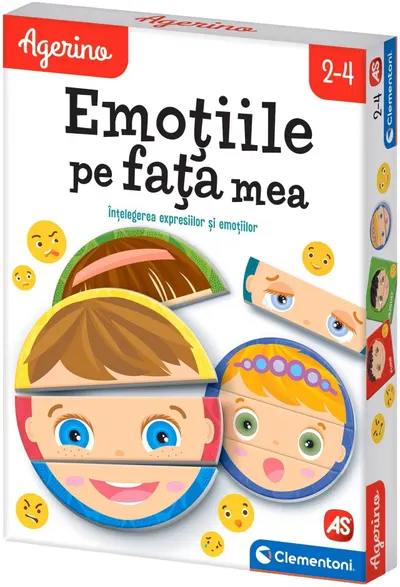 Set educativ Clementoni Agerino - Emotiile pe fata mea