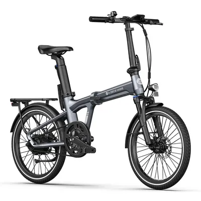 Bicicletă electrică pliabilă ADO Air20S, transmisie cu curea, 18,5 kg, aplicație