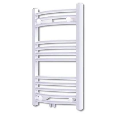 vidaXL Radiator port-prosop încălzire centrală baie 500x764 mm curbat