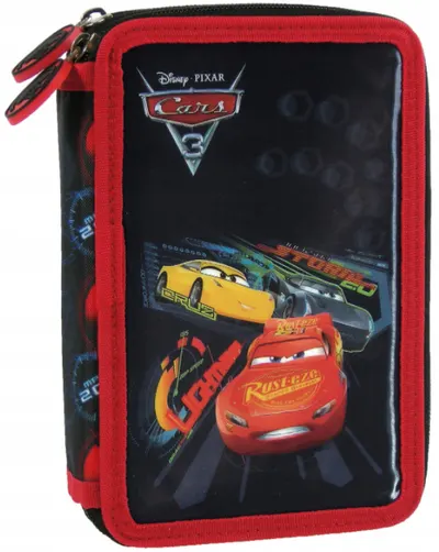 Penar scolar Derform - Cars 3, cu 2 fermoare