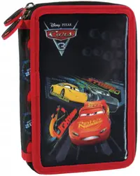 Penar scolar Derform - Cars 3, cu 2 fermoare