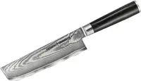 Cuțit pentru legume Samura - Damascus Nakiri, 16.7 cm, oțel damasc
