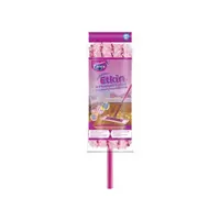 Mop Plat Parex Effective, Laveta din Microfibra, Roz