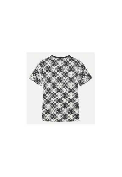 Tricou Cu Monograma Si Decolteu La Baza Gatului