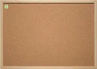 Tablă de pluta cu ramă din lemn 2x3 - 60 x 90 cm