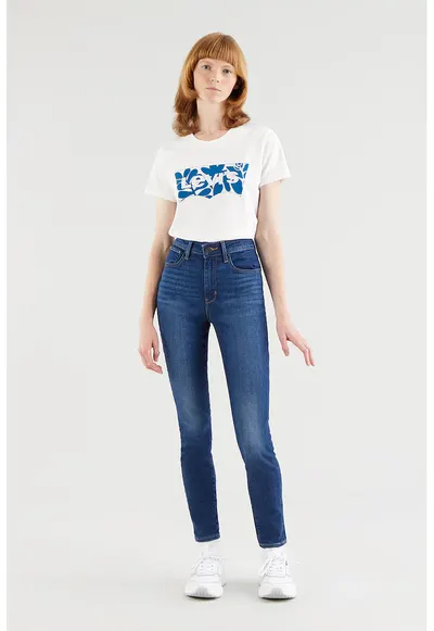 Blugi skinny cu talie inalta 721™ - Albastru inchis