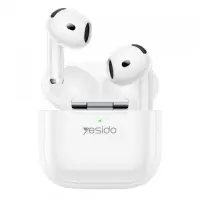 Casti True Wireless Yesido TWS31S, Bluetooth, Alb