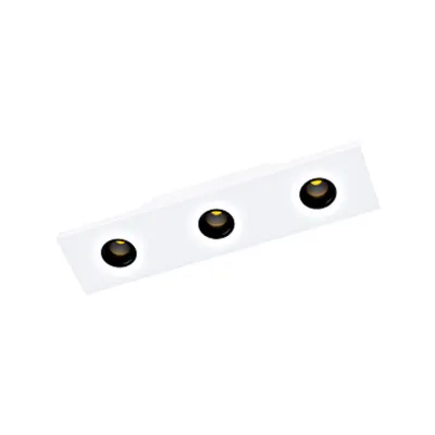 Module 3flg. Spot 24W 4000K white matt L-285mm
