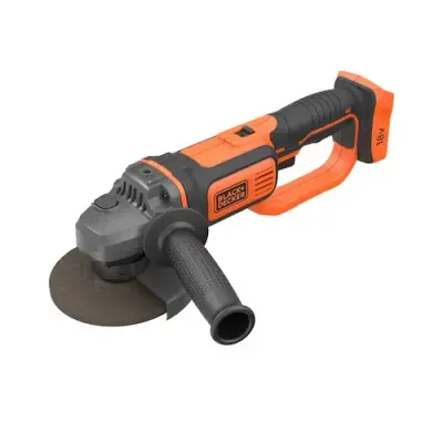 Polizor unghiular Black & Decker BCG720N-XJ, 18 V, Disc 125 mm, Fara acumulator si incarcator (Negru/Portocaliu)