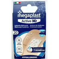 Set 2 x 20 Plasturi Cicatrizanti cu Acid Hialuronic Asortati, Megaplast